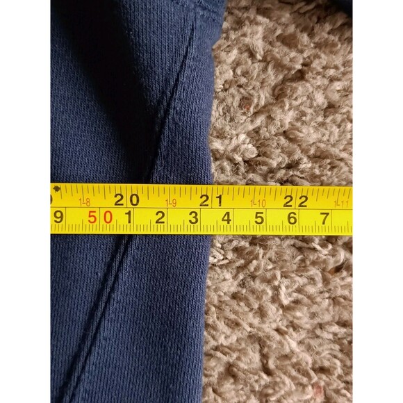 Champion Hoodie Men’s Medium Embroidered Reverse Weave Blue Long Sleeve - Picture 7 of 8